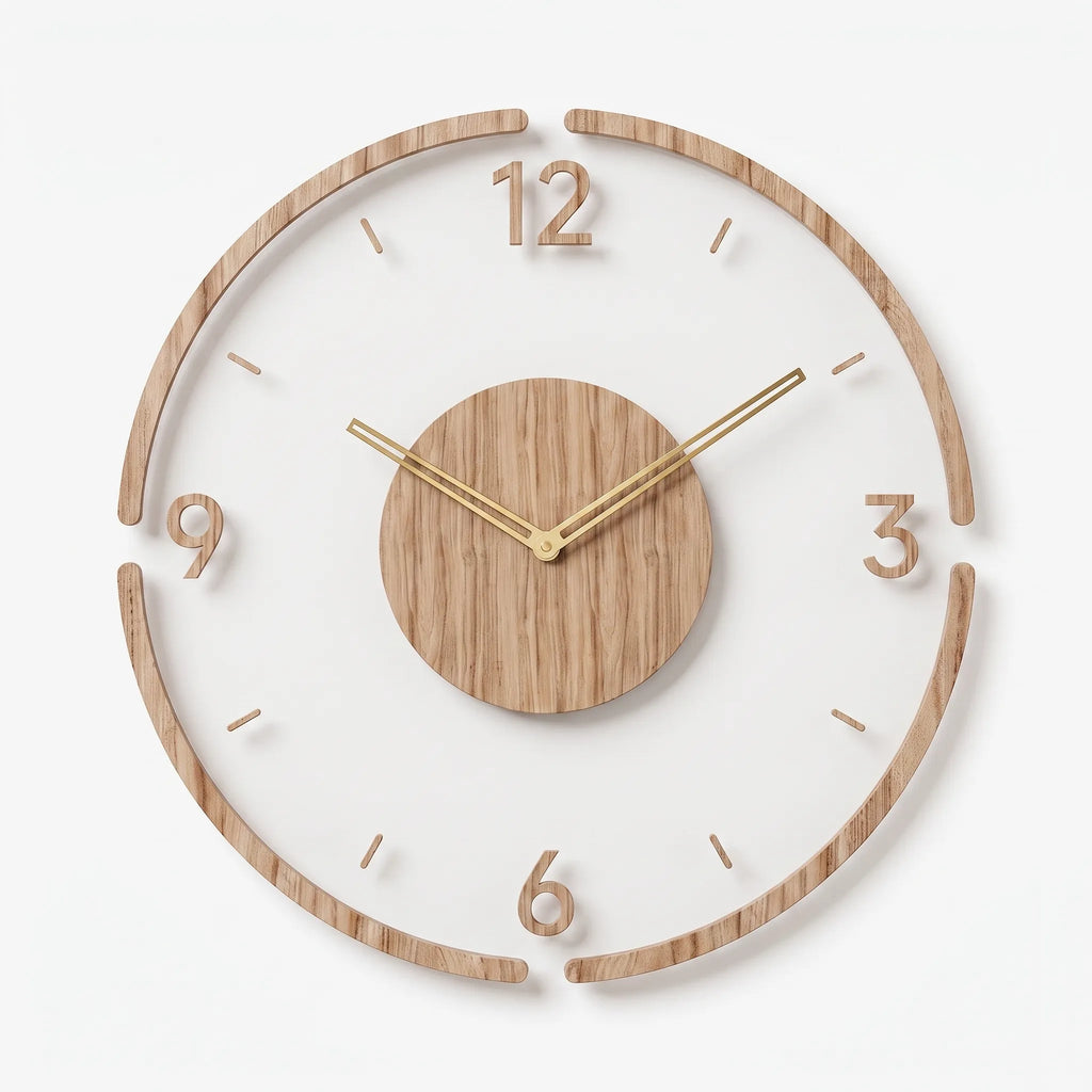 Aevora - Modern Transparent Wall Clock