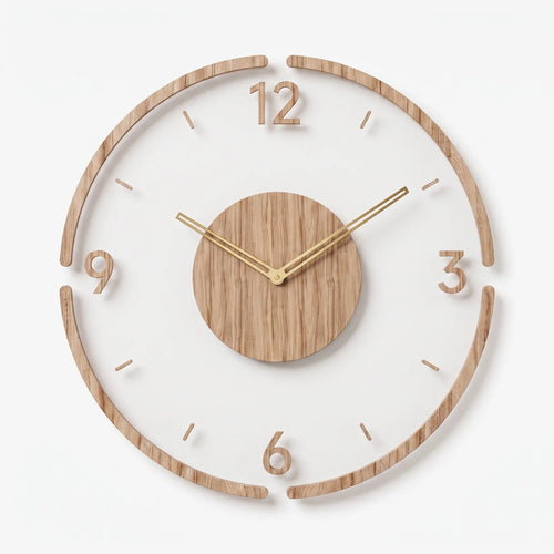 Aevora - Modern Transparent Wall Clock