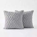 Alvea - Textured Geometric Square Scatter Cushion