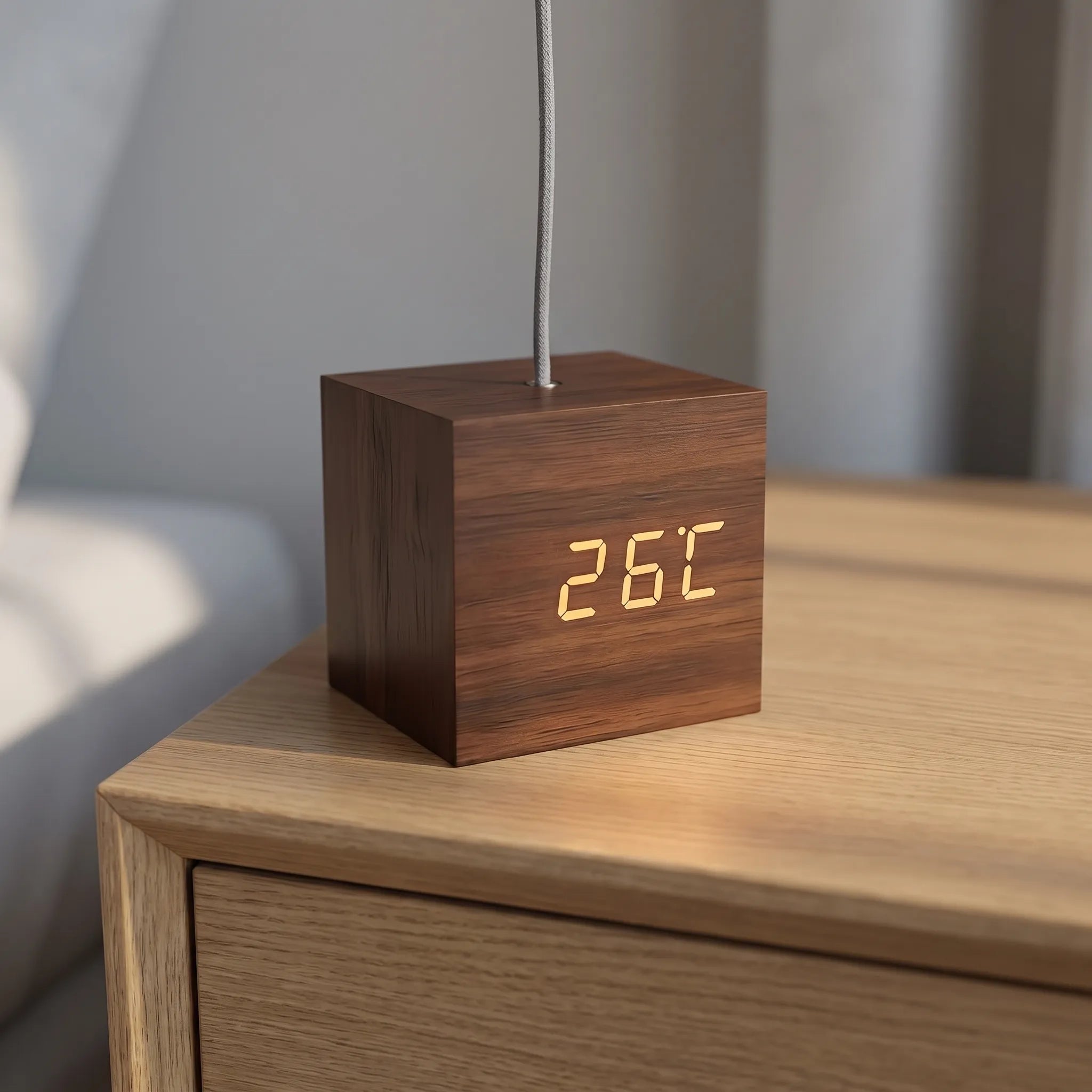 Chronocube - Compact Digital Bedside Alarm Clock