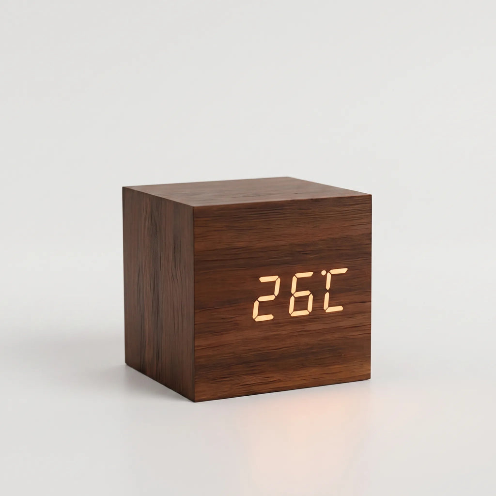Chronocube - Compact Digital Bedside Alarm Clock