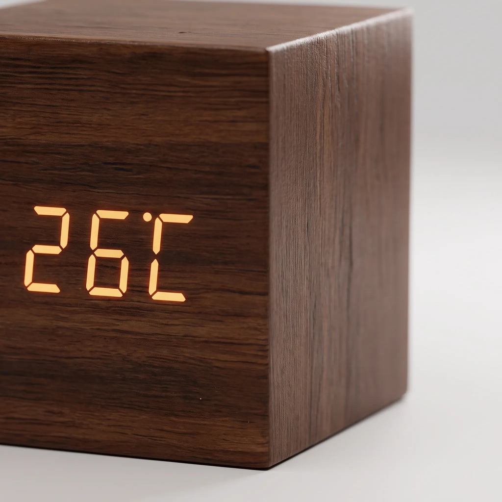 Chronocube - Compact Digital Bedside Alarm Clock