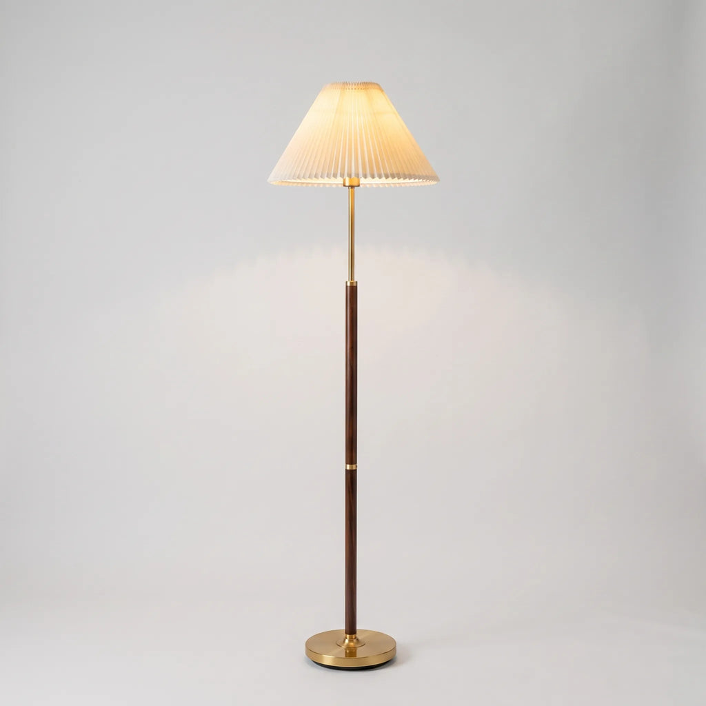 Gleamix - Modern Pleated Shade Floor Lamp