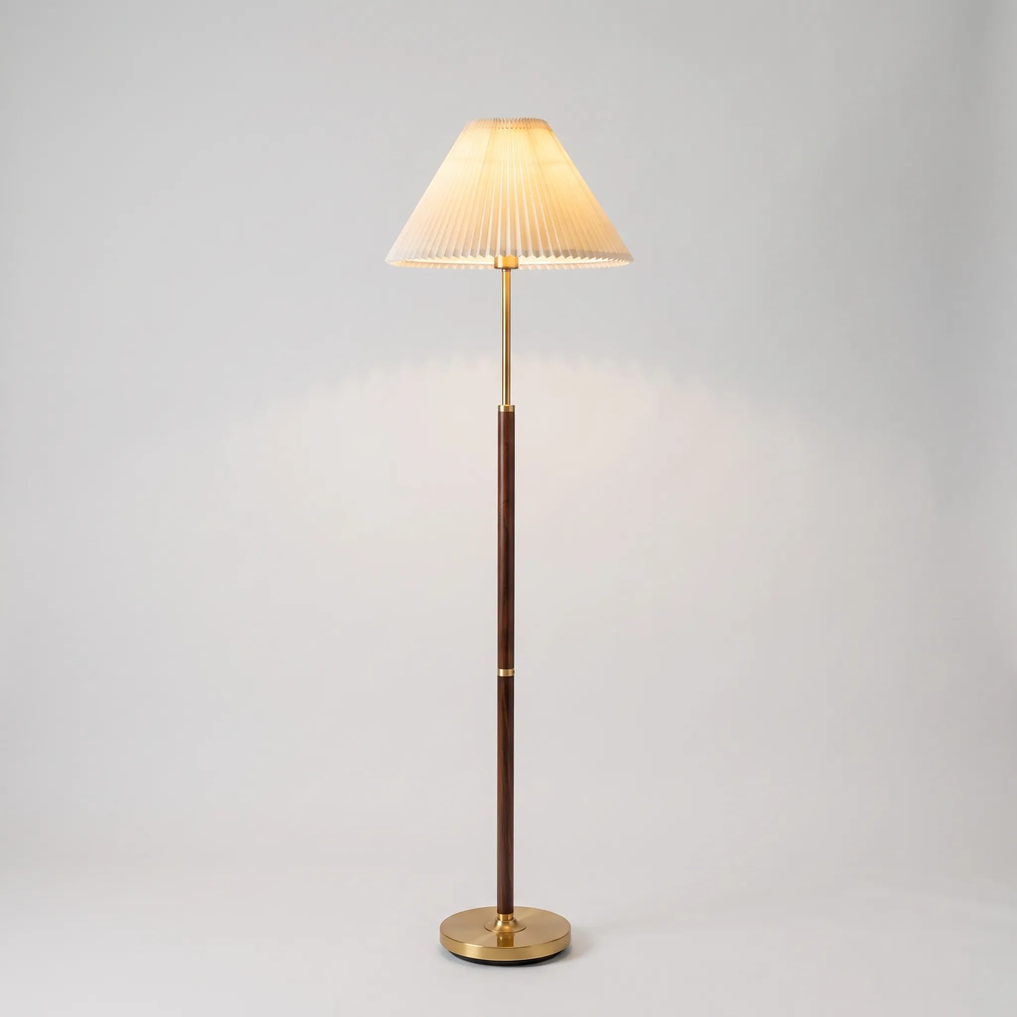 Gleamix - Modern Pleated Shade Floor Lamp