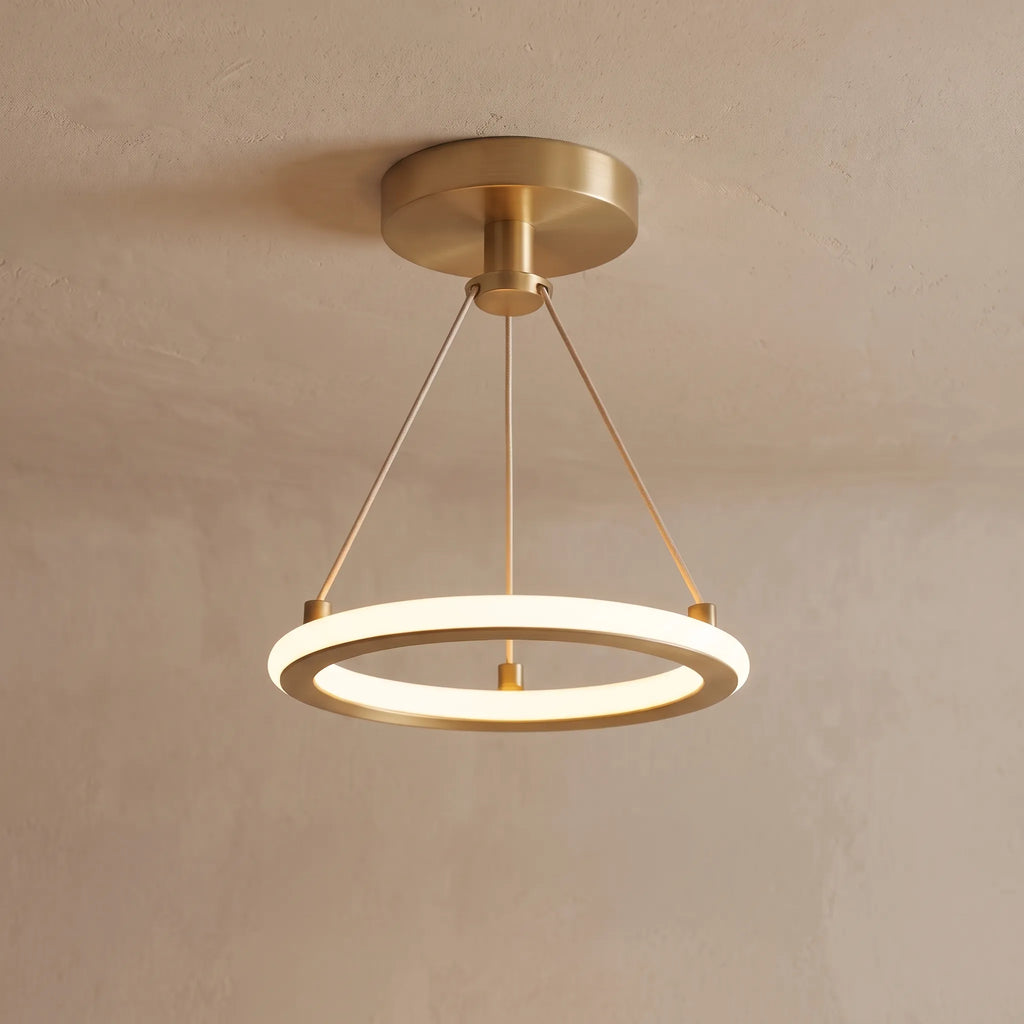 LuminaHalo - Semi Flush Mount Ceiling Light