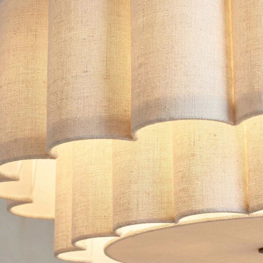 Lumira - Tiered Scalloped Pendant Light