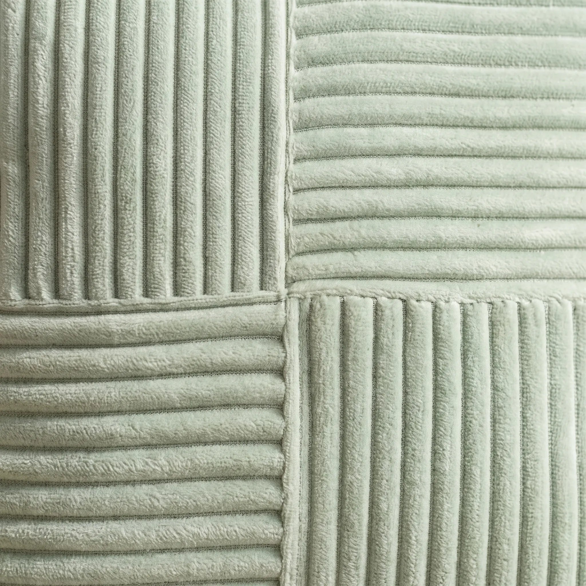 Ribbel - Textured Ribbed Square Cushion Cover