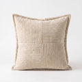 Ribbel - Textured Ribbed Square Cushion Cover