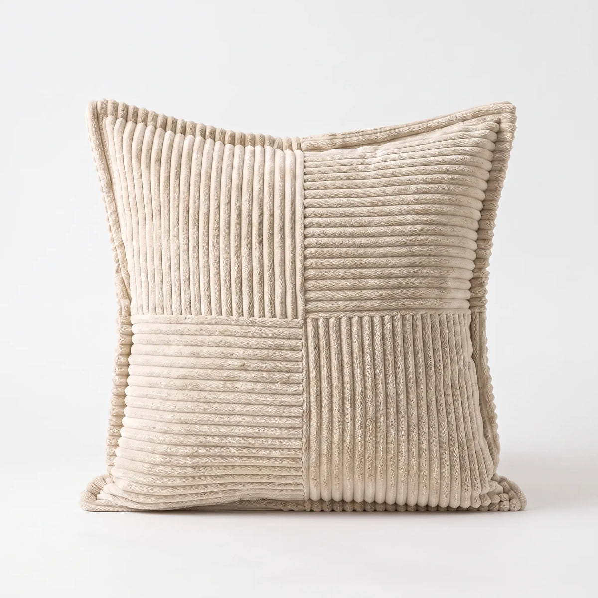Ribbel - Textured Ribbed Square Cushion Cover