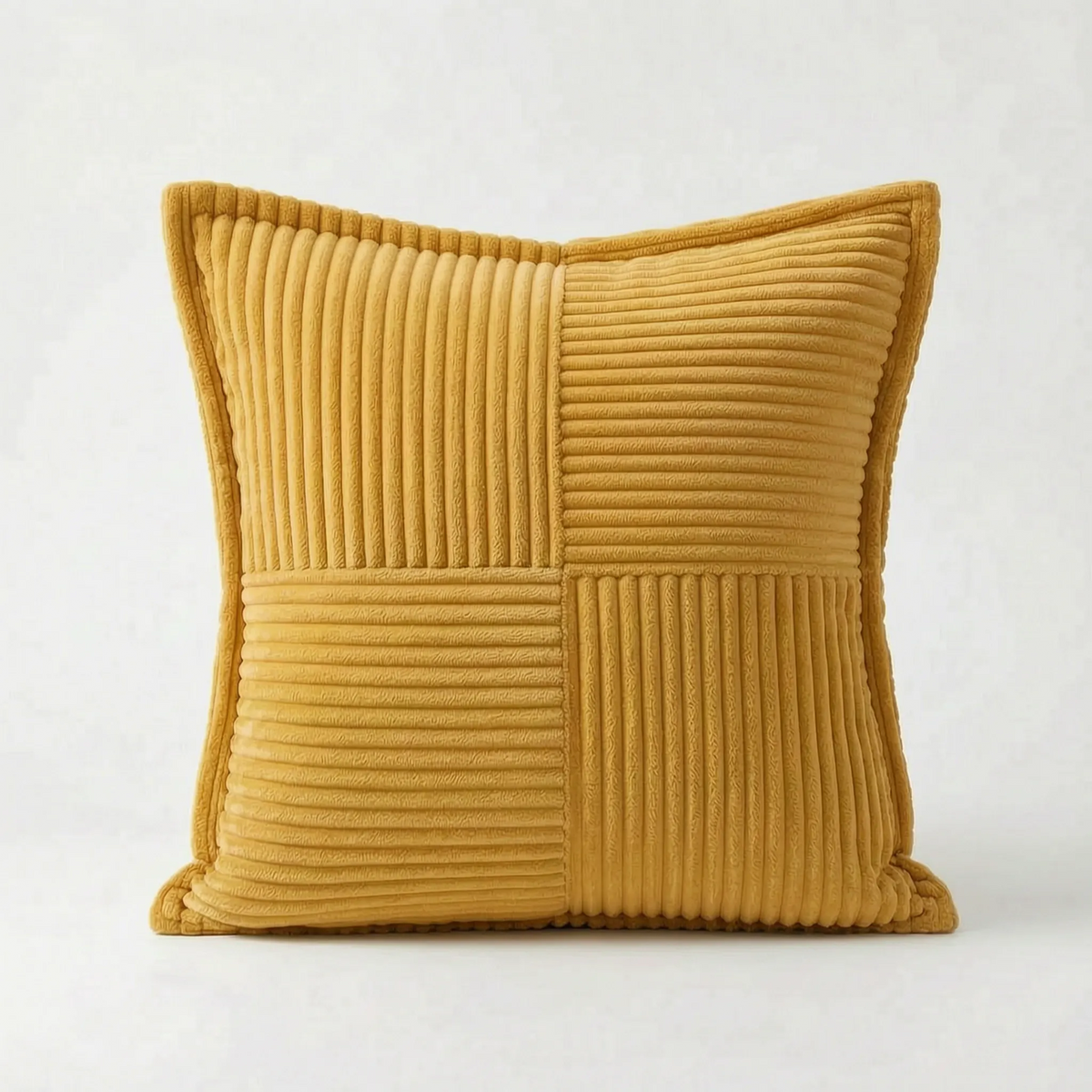 Ribbel - Textured Ribbed Square Cushion Cover